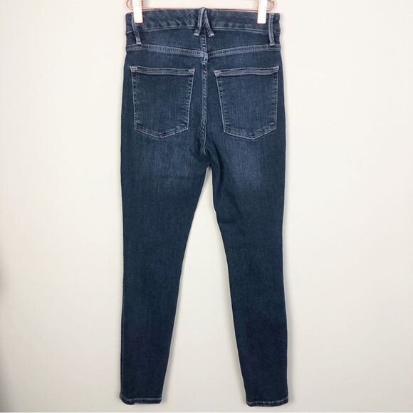 GOOD AMERICAN | Good Legs Crop Dark Wash Blue260 Skinny Jeans Women’s Size 0/25 - Picture 9 of 11